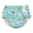 thumbnail image 1 of Iplay Snap Reusable Absorbent Swimsuit Diaper - Light Aqua Sea Friends, 1 of 5