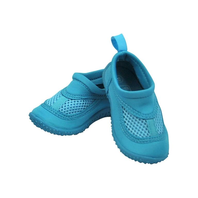 Iplay Unisex Boys or Girls Sand and Water Swim Shoes Kids Aqua Socks for Babies Infants Toddlers and Children Aqua Blue Size 9 Zapatos De Agua Walmart