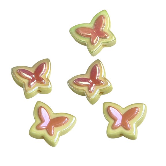 Acrylic Beads for Jewelry Making - Ipotkitt Colors Transparent AB Beads for Bracelets and DIY Crafts
