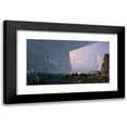 thumbnail image 1 of Ippolito Caffi 24x15 Black Modern Framed Museum Art Print Titled - The Eclipse of the Sun in Venice, July 6, 1842 (1800s), 1 of 1
