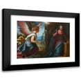 thumbnail image 1 of Ippolito Scarsella 18x14 Black Modern Framed Museum Art Print Titled - The Annunciation, 1 of 5