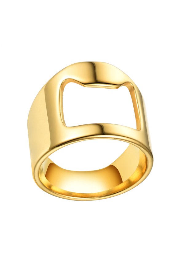 Bartender Bottle Opener Ring Creative Beer Bar Tool Titanium Steel Creative Bar Tool Stylish Versatile Finger Party Ring Nightclub Tool for Bartenders efficiently