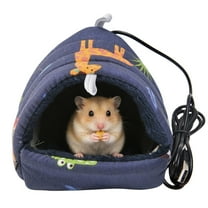 Ipretty Bird Bed for Cage USB Soft Heated Electric Pet Supplies Warm Parakeet Bed for Pet Cage Habitat Enclosure Home Nest Hiding Sleeping Playing Resting Indoor everyday