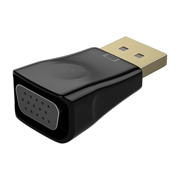 Ipretty DP To VGA Converter Plug And Play HD Connector Universal Stable Signal Converter Electronic Accessories Convenient Signal Adapter For Projectors TVs Laptops Tablets fine