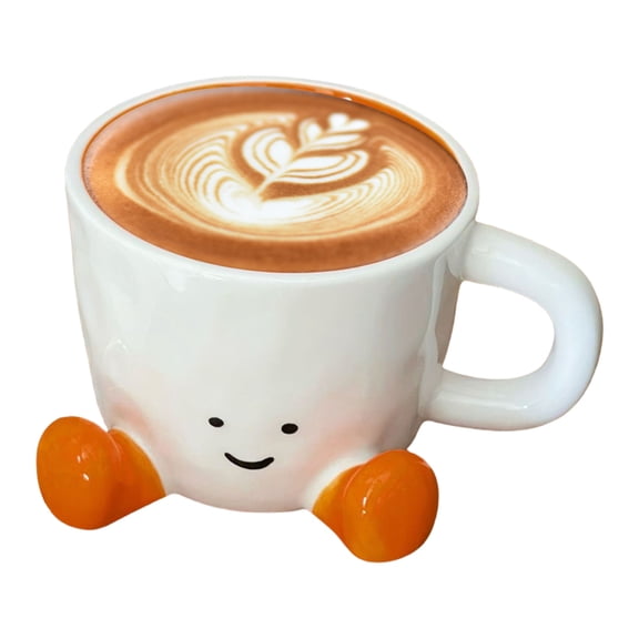 Ipretty Funny Coffee Mug Decorative Kitchen Drinkware Ceramic Funny Coffee Cup for Latte Water Milk Hot Cocoa Cold Hot Drinks Beverages noble