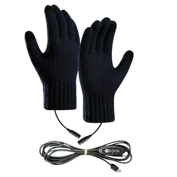 Ipretty Heated Motorcycle Gloves 3-level USB Electrical Gloves Skiing Snowboarding Equipment for Walking Construction Motorcycling Camping Fishing Outdoor Work Daily Hiking upgrade