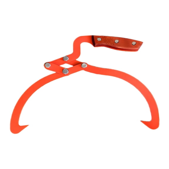 Ipretty Log Tongs 20 Inch Heavy Duty Stainless Steel Tool 2 Jaw Log Grapple for Forestry Branches Woods Outdoor Trucks ATVs Tractors friendly