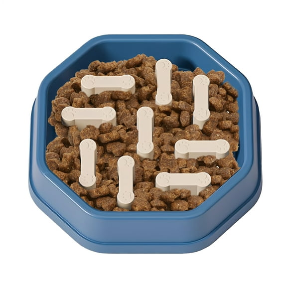 Ipretty Slow Feeder Dog Bowls Anti-choking Bowl Pet Feeding Dishes for Dogs Puppy Pet Cat Water Feeding Eating Small Large Medium Breed functional