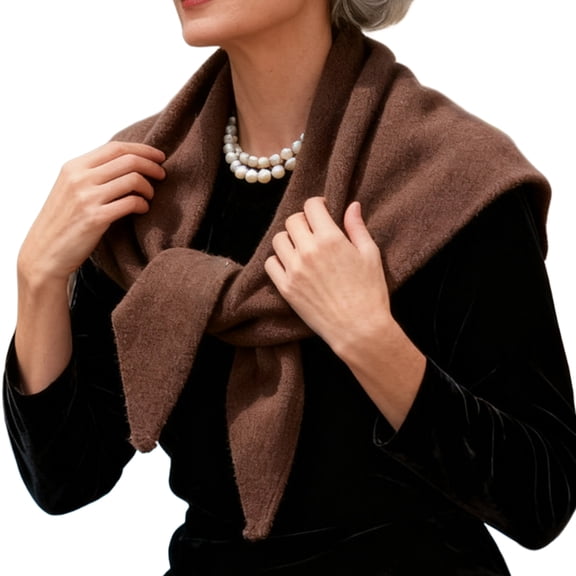 Ipretty Wool Triangle Scarf Soft Warm Shawl Wraps Wool Head Scarf for Ladies Spring Fall Daily Commute Outdoor Travel Beach reasonable