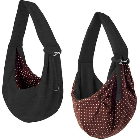 Iprimio Pet Sling Carrier - Hands-Free Reversible Papoose Bag - Soft Pouch for Small Dogs/Cats