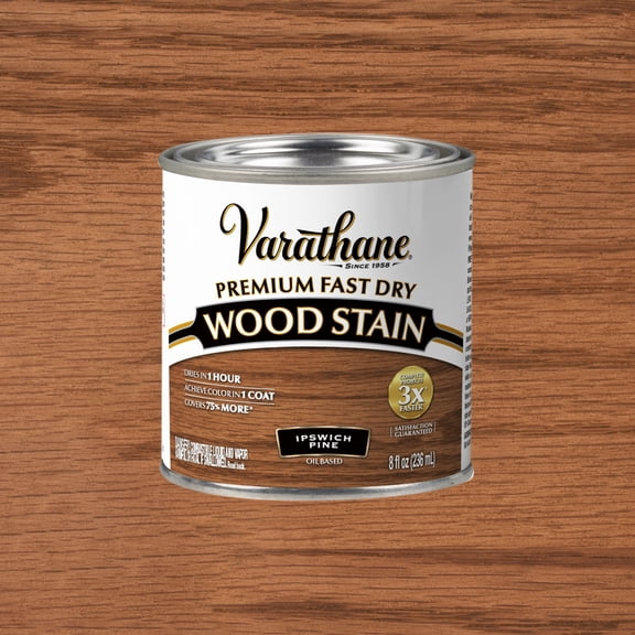 Ipswich Pine, Varathane Premium Fast Dry Wood Stain-262031, 8 fl oz