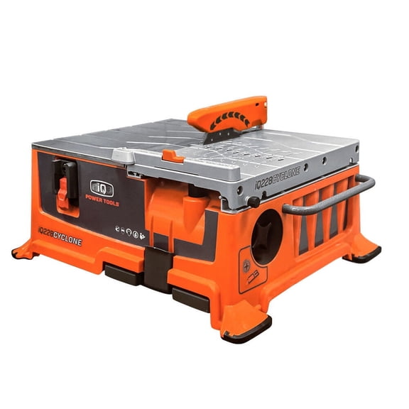 Iq Power Tools 7 Inch Dry Cut Bench/tabletop Tile Saw With Integrated Dust Control And New Tru-Cut System