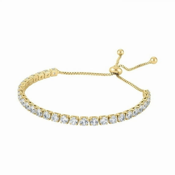 Iramat Elegant Tennis Bracelet in 18K Gold Plating – 4mm Zirconia Stones, Timeless Elegance for Special Occasions