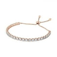 thumbnail image 1 of Iramat Elegant Tennis Bracelet in Rose Gold Plating – 4mm Zirconia Stones, Timeless Luxury for Special Occasions, 1 of 8