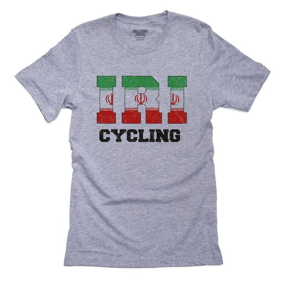 Iran Cycling - Olympic Games - Rio - Flag Men's Grey T-Shirt