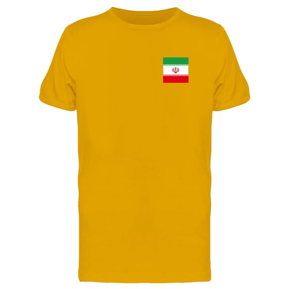 Iran Flag T-Shirt Men -Image by Shutterstock, Male Small