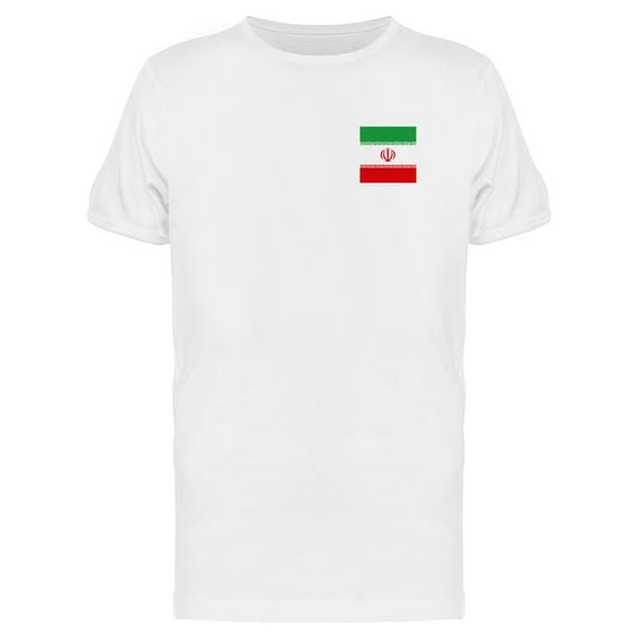 Iran Flag T-Shirt Men -Image by Shutterstock, Male Small