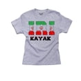thumbnail image 1 of Iran Kayak - Olympic Games - Rio - Flag Boy's Cotton Youth Grey T-Shirt, 1 of 2