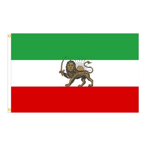 Iran Pahlavi Flag 3X5FT Polyester Material Flag