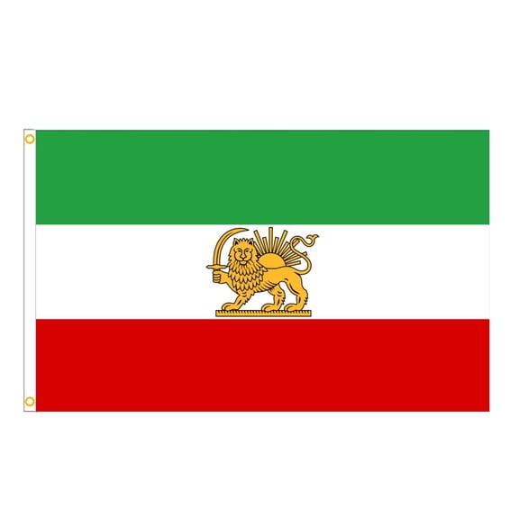 Iran Pahlavi Flag 3x5FT Polyester Material Flag