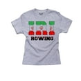 thumbnail image 1 of Iran Rowing - Olympic Games - Rio - Flag Girl's Cotton Youth Grey T-Shirt, 1 of 2