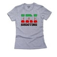 thumbnail image 1 of Iran Shooting - Olympic Games - Rio - Flag Women's Cotton Grey T-Shirt, 1 of 2