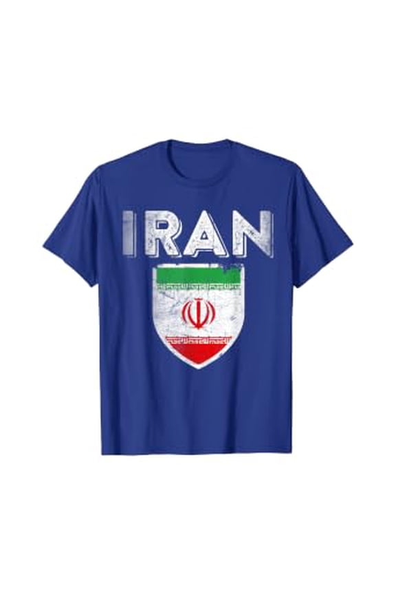 Iran Tee Iranian Jersey T-Shirt Persian Flag Shirt Soccer, Vintage Birthday Gift