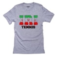 thumbnail image 1 of Iran Tennis - Olympic Games - Rio - Flag Men's Grey T-Shirt, 1 of 2