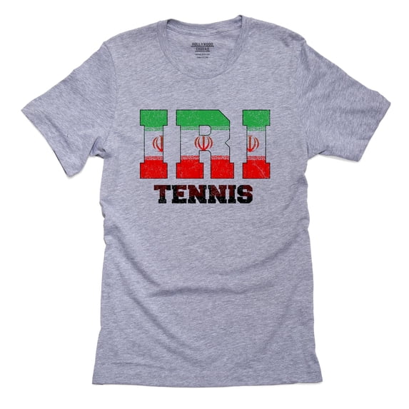 Iran Tennis - Olympic Games - Rio - Flag Men's Grey T-Shirt