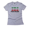 thumbnail image 1 of Iran Triathlon - Olympic Games - Rio - Flag Women's Cotton Grey T-Shirt, 1 of 2