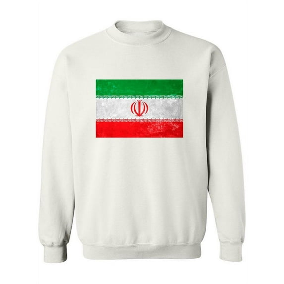 Iranian Flag Design Sweatshirt Women -Image by Shutterstock, Female Large