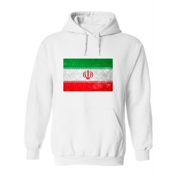 Iranian Flag  Hoodie Women -Image by Shutterstock, Female Small