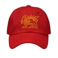 thumbnail image 1 of Iranian Lion & Sun Emblem Washed Baseball Cap, Adjustable Unisex Hat for Men & Women (Multi-Color Options), 1 of 6
