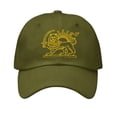 thumbnail image 1 of Iranian Lion & Sun Emblem Washed Baseball Cap, Adjustable Unisex Hat for Men & Women (Multi-Color Options), 1 of 6
