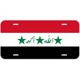 thumbnail image 1 of Iraq 1991-2004 Flag Novelty Car Auto License Plate, 1 of 3