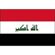 Iraq 4ft x 6ft Nylon Flag - Outdoor
