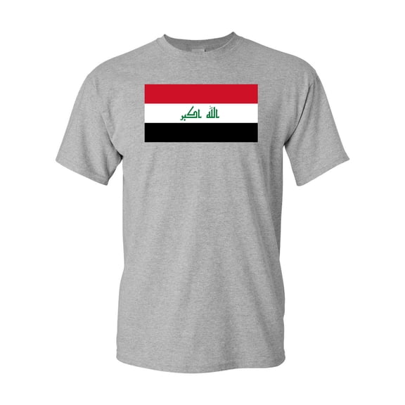 Iraq Country Flag Adult DT T-Shirt Tee