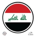 thumbnail image 1 of Iraq Flag - 5" Vinyl Sticker - For Car Laptop I-Pad - Waterproof Decal, 1 of 1