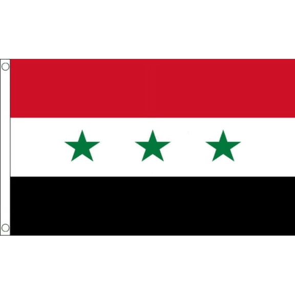 Iraq Stars Only 1963-1991 Flag - 5 x 3 FT - 100% Polyester National Country