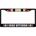 thumbnail image 1 of Iraq Veteran Black License Plate Frame, 1 of 1