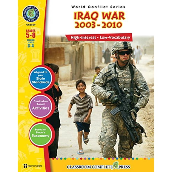 Pre-Owned Iraq War 2003-Present, Grades 5-8: Reading Levels 3-4 (World Conflict) Paperback