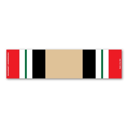 Iraq War Service Mini Ribbon Bar Magnet