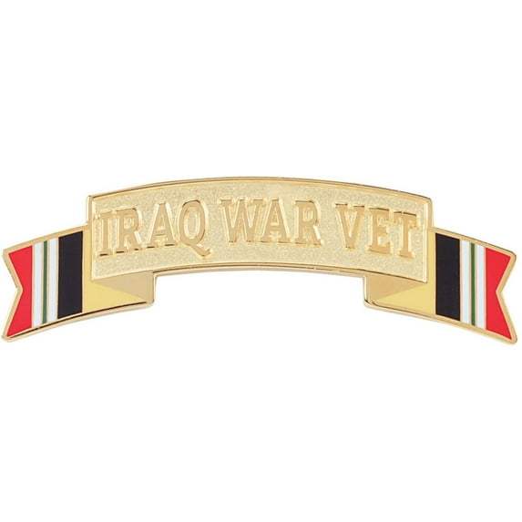 Iraq War Veteran Service Rocker Pin