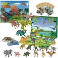 thumbnail image 1 of Ireezec Pull Back Dinosaur Toys Advent Calendar 2025, 20 Pcs Dino Racer Car Set with Play Mat, Christmas Countdown Calendar Toy Gifts for Toddlers Children Boys Girls 3 4 5 6 7 8 Years Old, 1 of 5