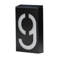 thumbnail image 1 of Ireezec Solar Powered House Number Light Modern LED Digital Address Sign Waterproof Outdoor Wall Light for Home Entryway Gate Mailbox with Auto On/Off Bright Illumination Easy Installation, 1 of 2