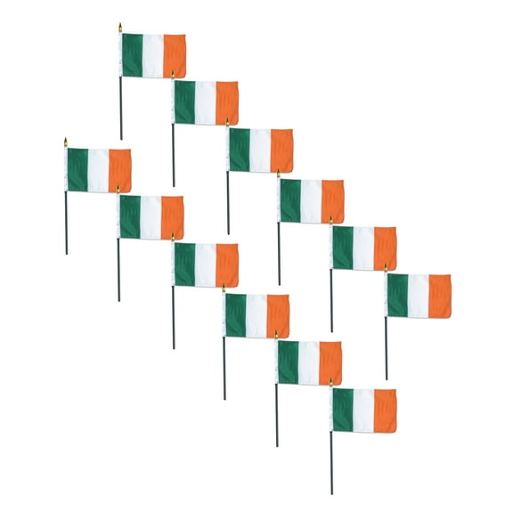 Ireland 4in x 6in Flag - 12 PK