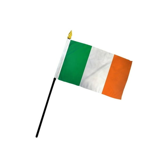 Ireland 4x6in Stick Flag