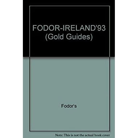 Pre-Owned Ireland '93 : A Complete Guide with the Best of Dublin and Scenic Country Drives (Paperback) 9780679023043