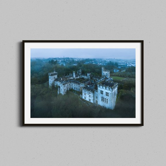 Ireland Castle Wall Art Irish Celtic Print Lismore Castle Fine Art Photo Celtic Home Decor Medieval Ireland Photography Artwork, Unframed Paper Print