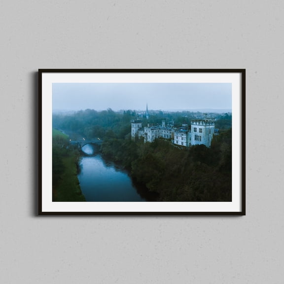 Ireland Castle Wall Art Irish Country Photo Farmhouse Decor Nordic Photograph Lismore Castle Print County Waterford Celtic Photo, Unframed Paper Print